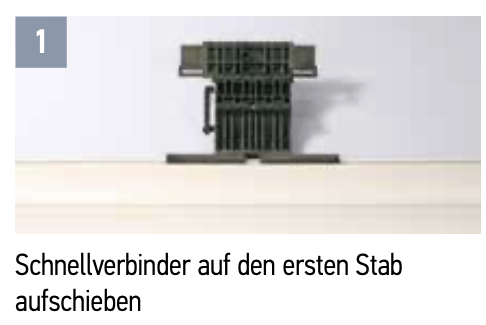 Somfy Schnellverbinder 2-gliedrig für Welle SW50-60