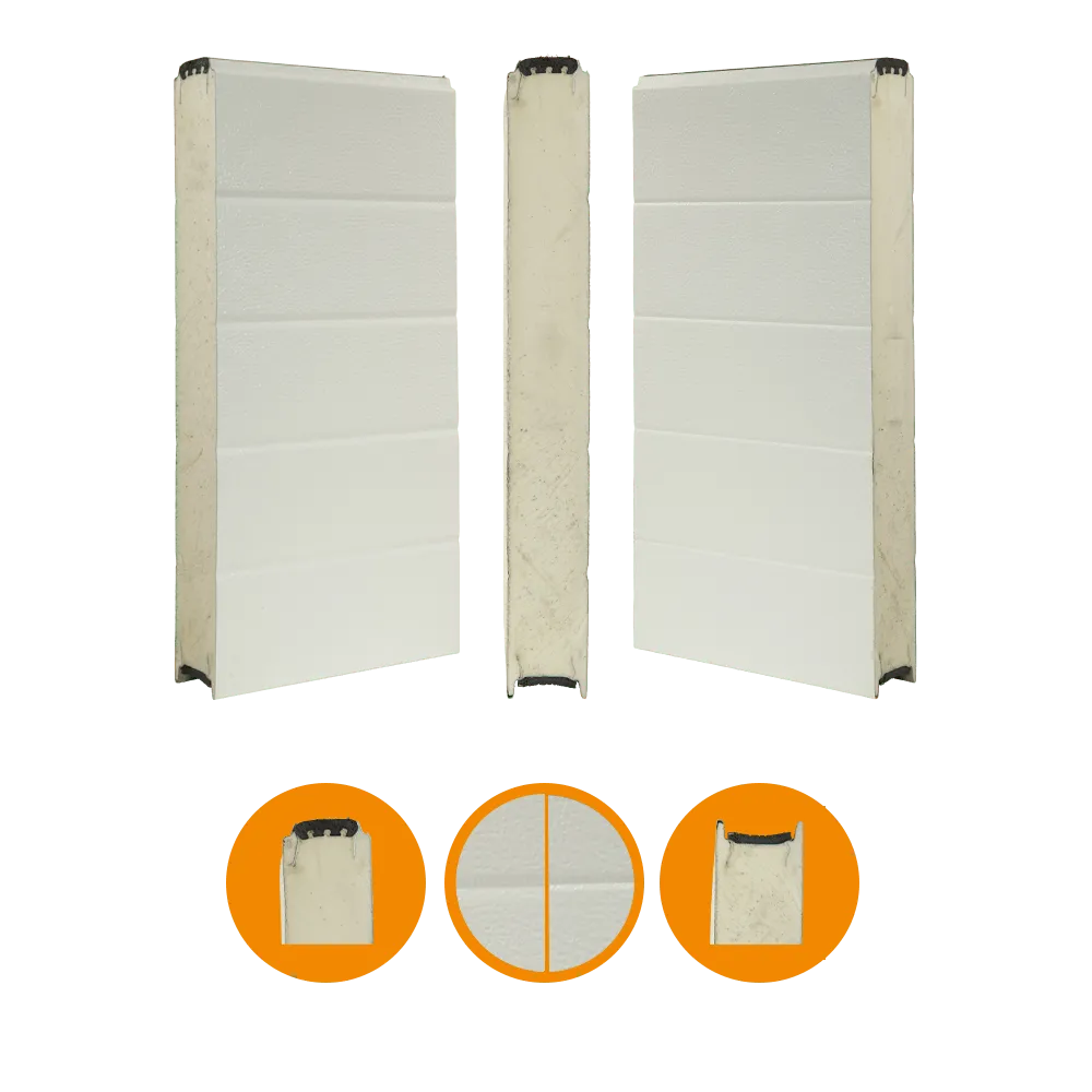 Torsektion 80×610mm stucco/stucco