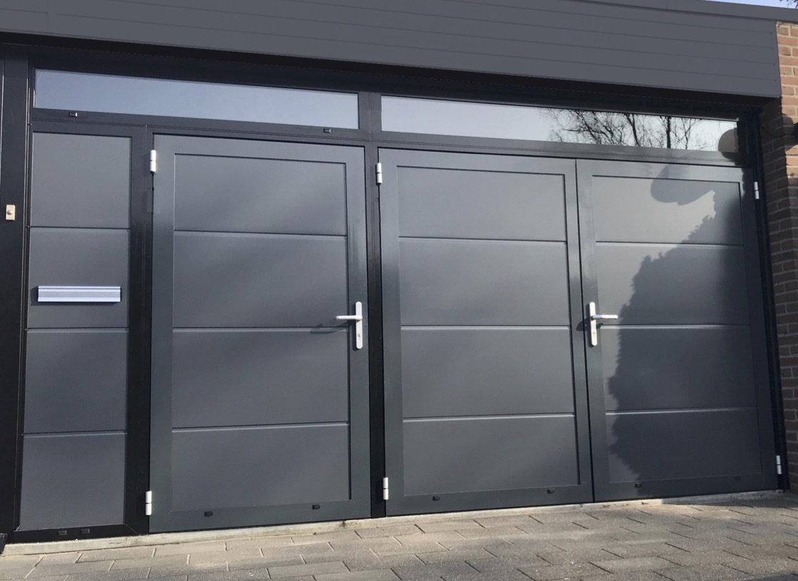 Condoor Nebeneingangstüren Aluminium Rahmen Luxe Line