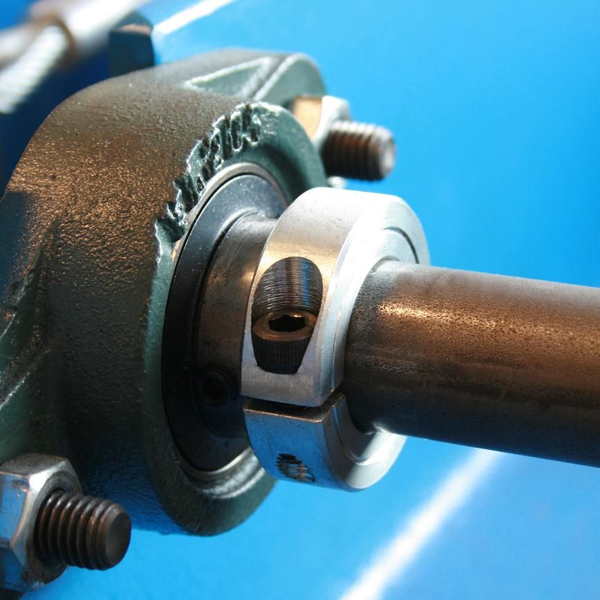 Stellring 1" shaft, verzinkt, 2 Hälften