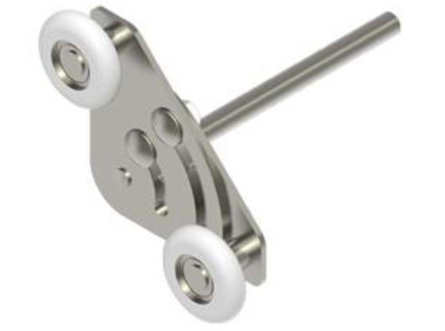 Tandem Laufrolle Lang / Welle 11-162 mm Edelstahl