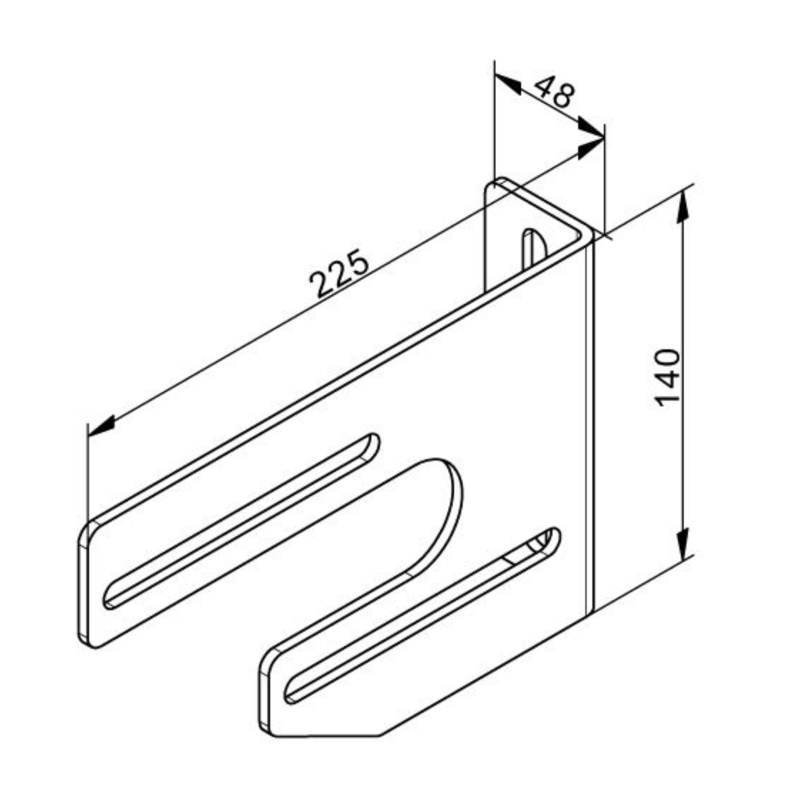 Mittlere Lagerkonsole USA8R