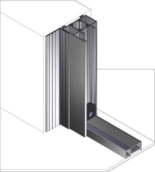 Montage in Tageslichtsmaß schmal
