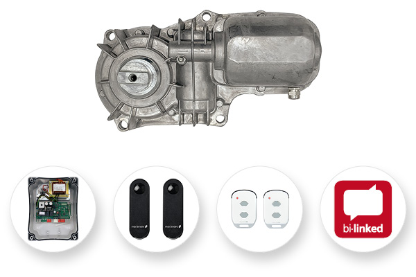 Unterflur-Drehtorantrieb-Kit