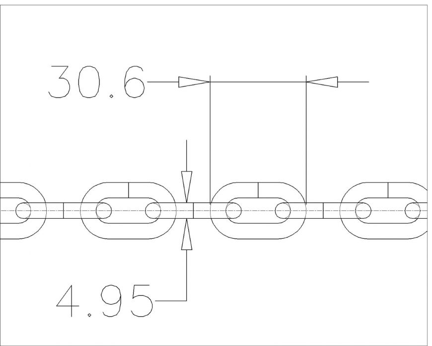 Zugkette für Haspelkettenantrieb