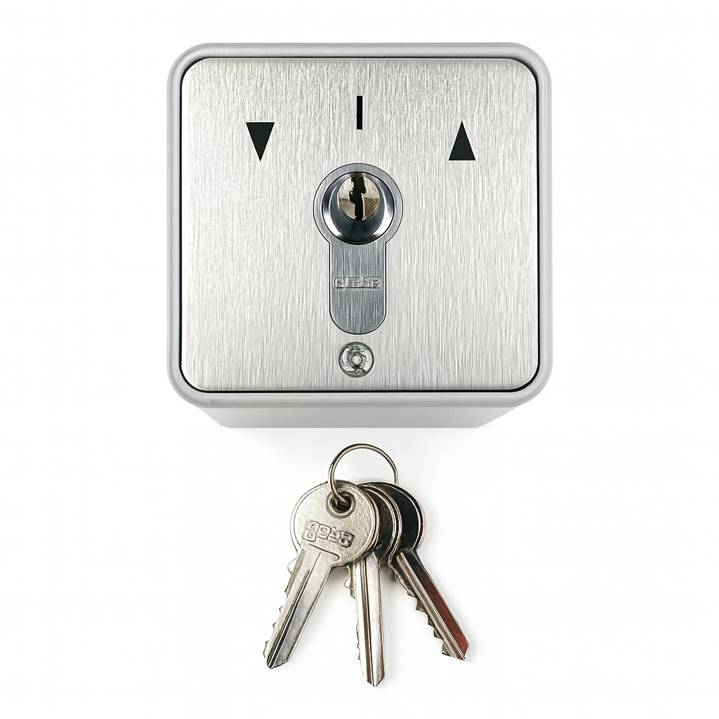 Aufputz Schlüsselschalter zweiseitig tastend