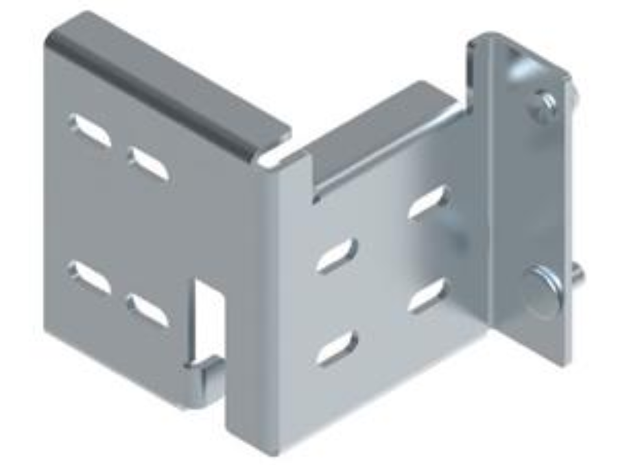 Federbruchkonsole G100,  links, Klicksystem verzinkt